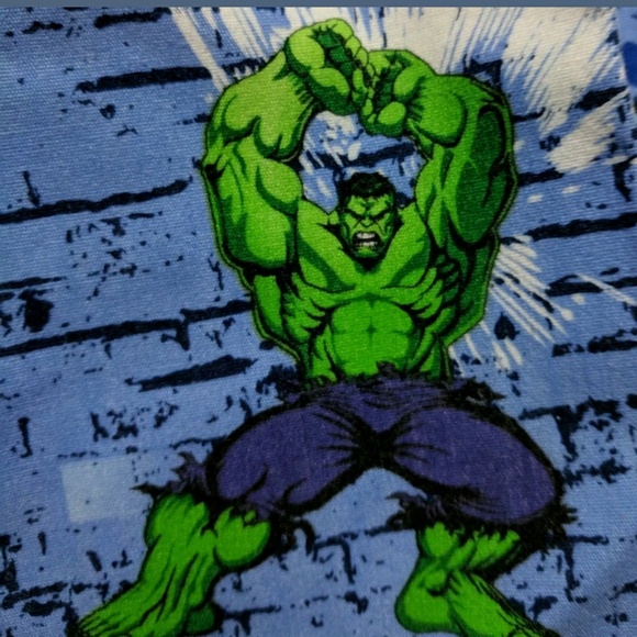 Marvel The Hulk kid boys scrub set shirt pants - Picture 4 of 5